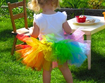 Rainbow Tutu - Kid's Tutu - Children's Tutu - Party Tutu