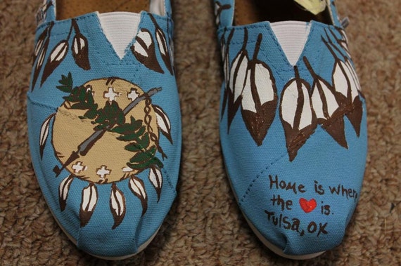 tulsa shoes custom on Items to similar Etsy Custom Oklahoma  TOMS  Tulsa