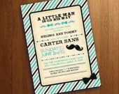 Mustache And Bow Tie Invitations 10