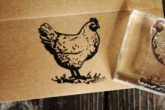 Piece Of Chicken Food Self Inking Rubber Stamp (SH-62316