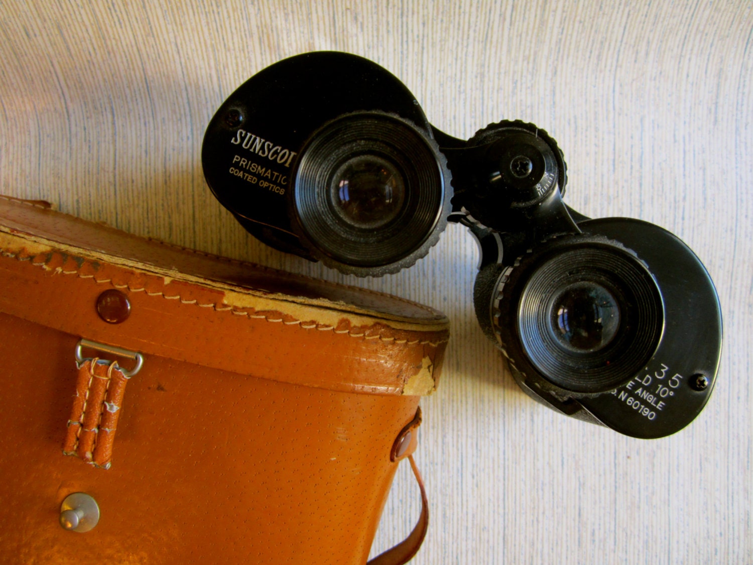 Vintage Binoculars Sunscope Prismatic Optics with Original