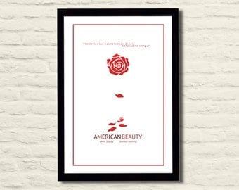 American Beauty Minimalist Movie Poster 11 X 17 Home Decor
