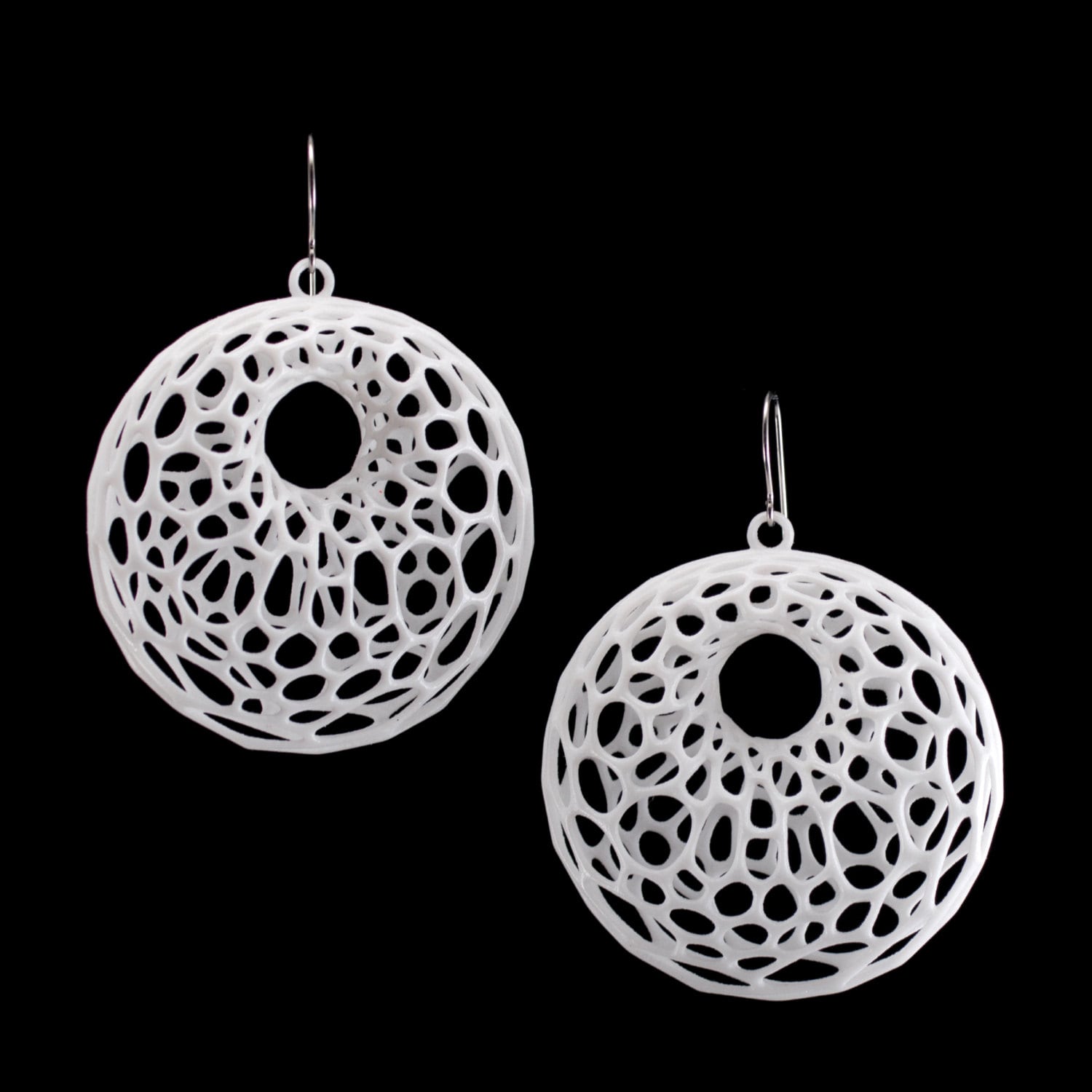 cellular-earrings-3d-printed-nylon