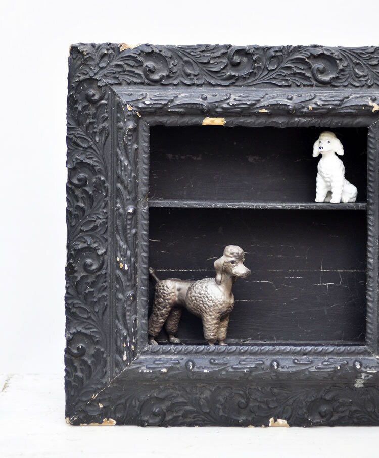 vintage framed shelf by sfgirlbybay on Etsy