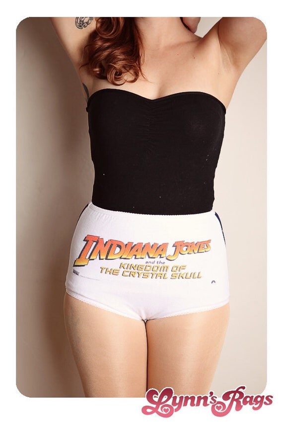 INDIANA JONES Underwear Handmade Diy High Waisted Panties