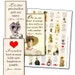 Printable Miniature Dollhouse Playing Cards with box digital