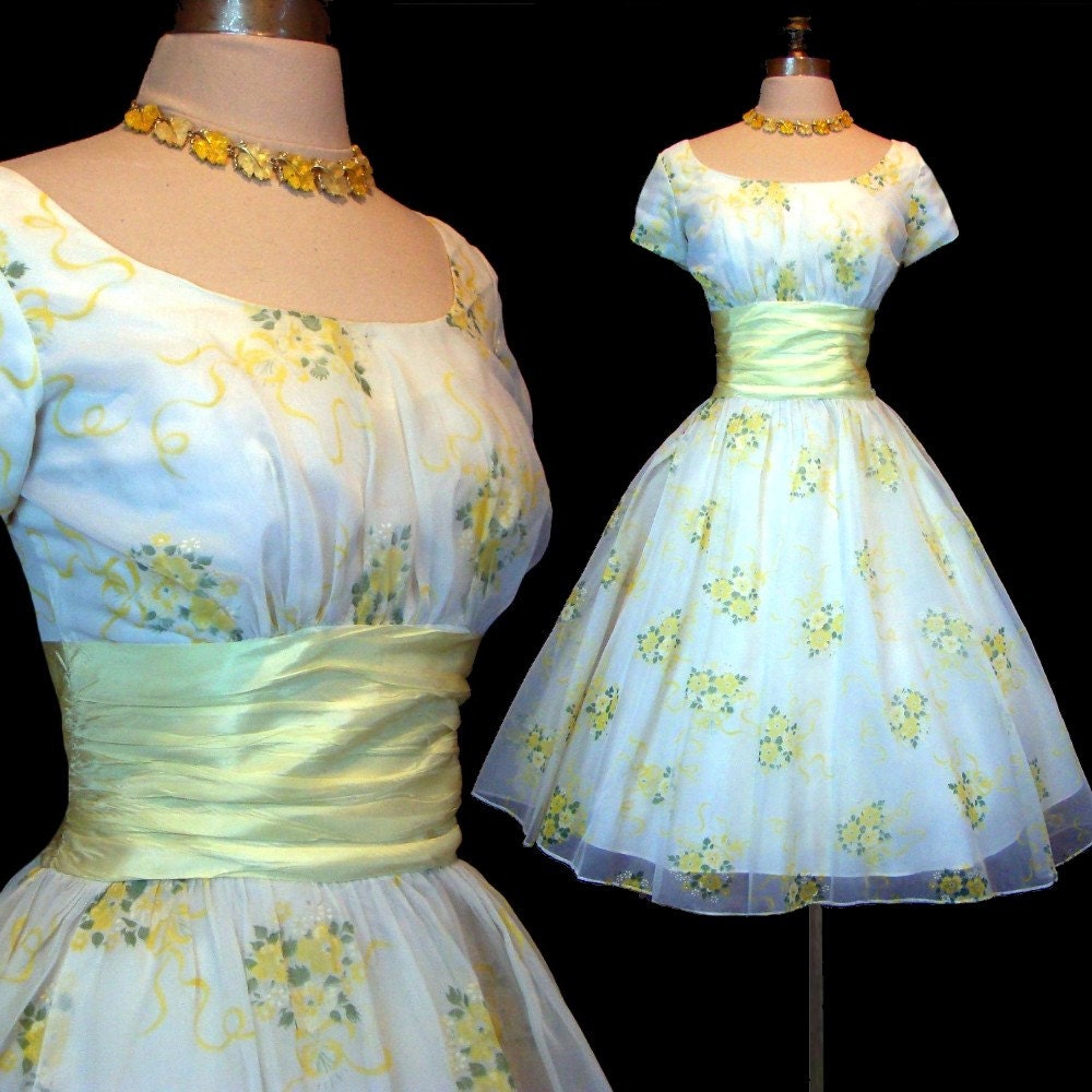 vintage floral wedding dress