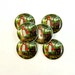 6 Red Riding Hood Handmade Buttons. 3/4" or 20 mm. Vintage Image Red Riding Hood Buttons. Sewing buttons.
