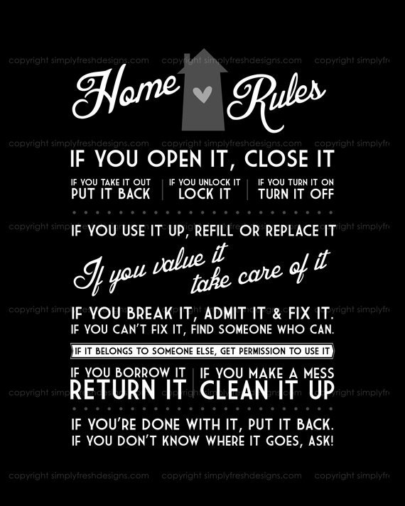 Home Rules Instant Download