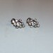 Silver Sparkly Rhinestone Earrings