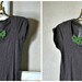 Emerald Green Crochet Bib Necklace with Turquoise Beads Gemstones One of a Kind. Colorful Handmade Modern.