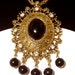 Vintage pendant Necklace Celebrity Gems