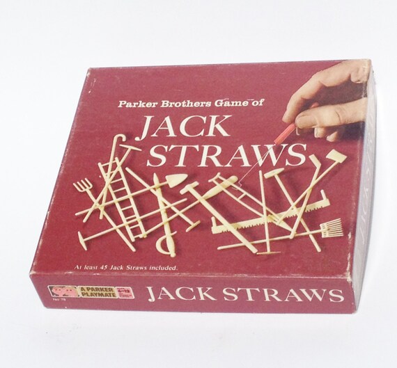 Vintage Jack Straws Parker Brothers Game