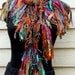 Multi Colored Handmade Crochet Scarf