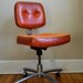 Industrial Chic. HON Orange Office Chair.