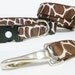 Dog Collar and Leash- Giraffe
