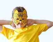 Items similar to Kids Mask, Tiger Mask, Kids Animal Mask, Carnival ...