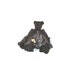 Teddy Bear Doll, Gothic Doll, Black, Doll, Gothic, Goth, Creepy, Moon, Stars, Yellow Eyes, Cross Pendant, Spider Web, Halloween