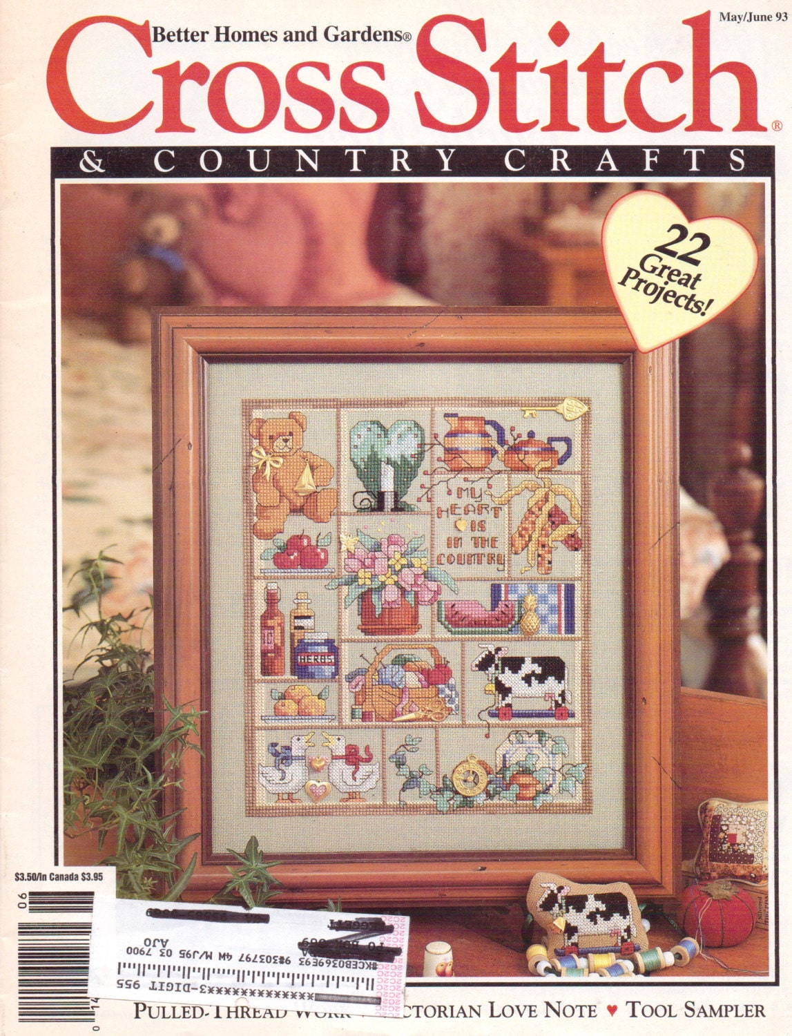 1990s Cross Stitch & Country Crafts Magazine by CloesCloset