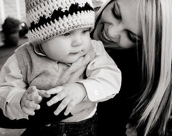 Crochet Baby Hat Pattern: 'Tiny Tide' Crochet Toque, West Coast Inspired