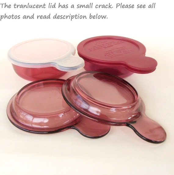 Corning Ware Grab It Bowl Cranberry Visions by LaurasLastDitch