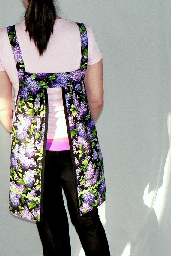 Loose Fitting no tie apron Pinafore Apron by