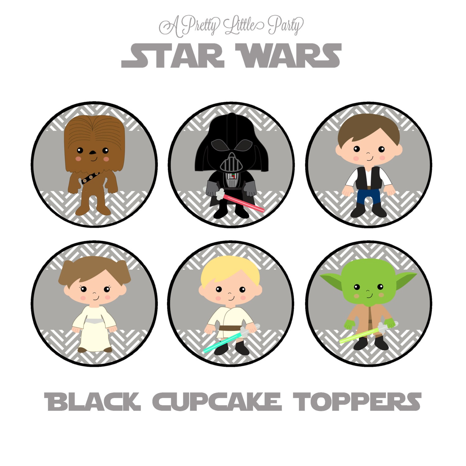 Star Wars Cupcake Toppers Character Cupcake Toppers Star