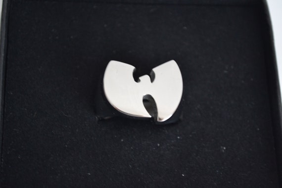Silver Wu Tang Clan Ring Stainless Steel size 9