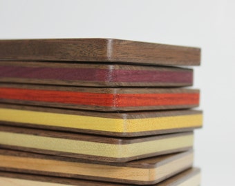 Wood Business Card Holder (Walnut)