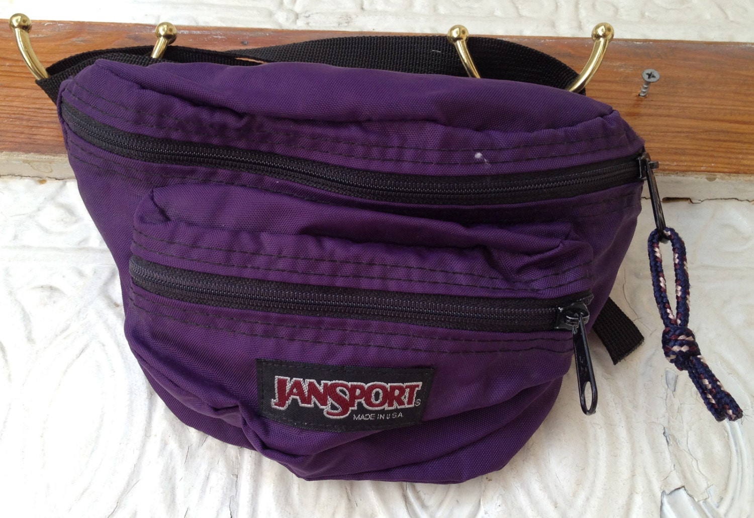 Purple Jansport 90s Fanny Pack Waist Pack Hip Pack