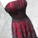 Stunning Goth Type Rocker Prom/ Party Dress- "Rock Lobster"