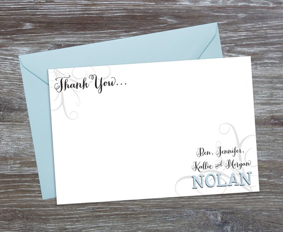 PERSONALIZED & CUSTOM Printable 4x6 Stationery Note Cards (for ...