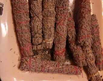 Sage,Cedar and Sweetgrass, Smudge Stick, Altar, Ritual, Pagan