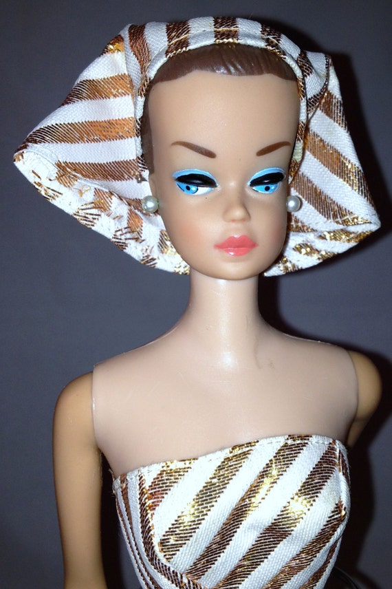 1963 Fashion Queen Barbie with Three Wigs and Wig Stand