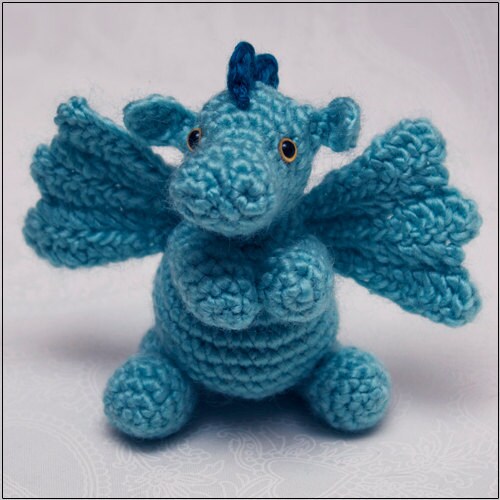 PATTERN: Darby the Dragon amigurumi // cute animal crochet