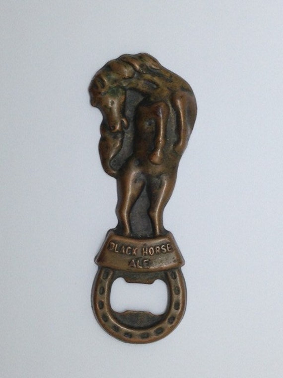 BEER BOTTLE OPENER Black Horse Ale Bottle Opener Vintage