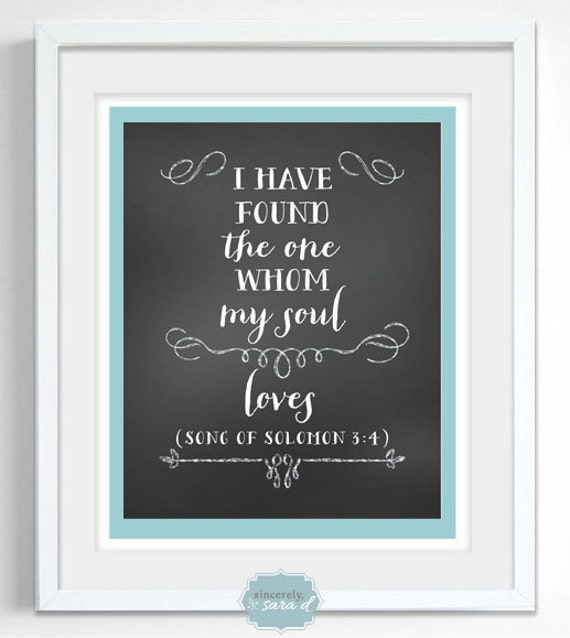 Song Of Solomon 3:4 Bible Verse Print Digital By Sincerelysarad