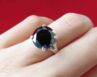 5 carat black diamond engagement rings