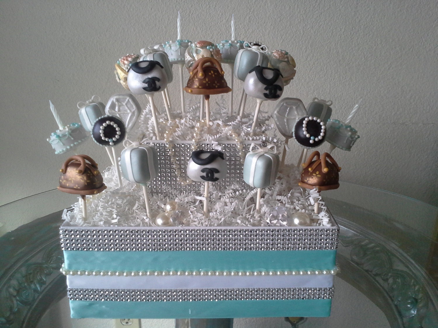 Tiffany Cake Pop Stand Stand Holder by