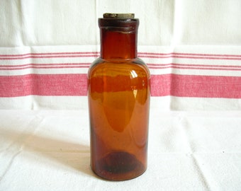 Antique apothecary chemistry bottle, laboratory tool.