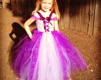 Tangled Dress, disney tangled, rapunzel, rapunzel dress, rapunzel costume, disney princess dress, disney dresses for girls, purple