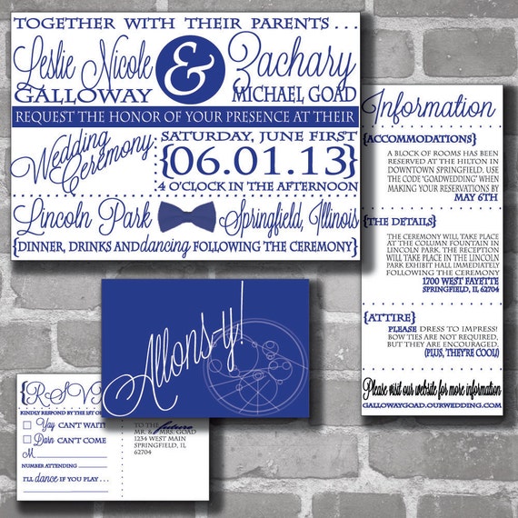 Doctor Who Wedding Invitations 9