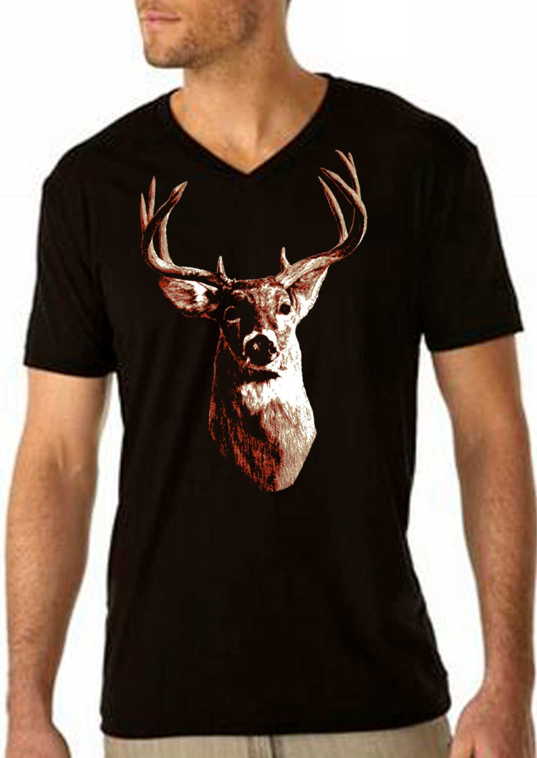deer shirt deer t shirt deer head deer print nature