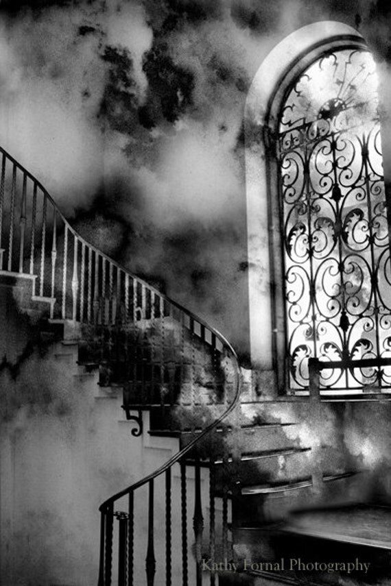  Black and White Photography Surreal Gothic Staircase