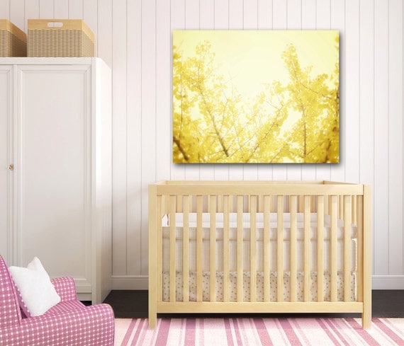 Large Yellow Wall Art Canvas Gallery Wrap by ...