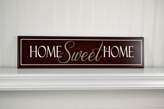 Items Similar To Home Sweet Home Sign Personalized Wood Plaque On Etsy   Il 570xN.427263514 Ucaj 