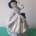 Vintage musical doll, porcelain figurine, porcelain doll, musical box, musical figurine, figurine doll, porcelain figurine,
