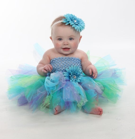Dress Only Peacock Colors Blue Green Purple by ...