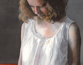 Original Fine Art Watercolor painting "Pensive." Original Fine Art Watercolor painting "Pensive."