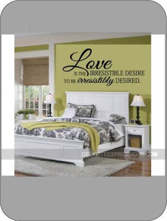 Master Bedroom Wall Decal Romantic Wall Decal Family Vinyl